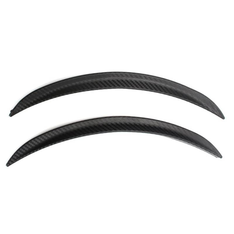 1 Paar Rad Augenbraue Schutz,Huamengyuan Kohlefaser-Muster Auto Fender Flares Bögen Auto Rad Schutz Dekoration Auto Radlaufverbreiterung Verbreiterung,25CM/33CM/44CM von Huamengyuan