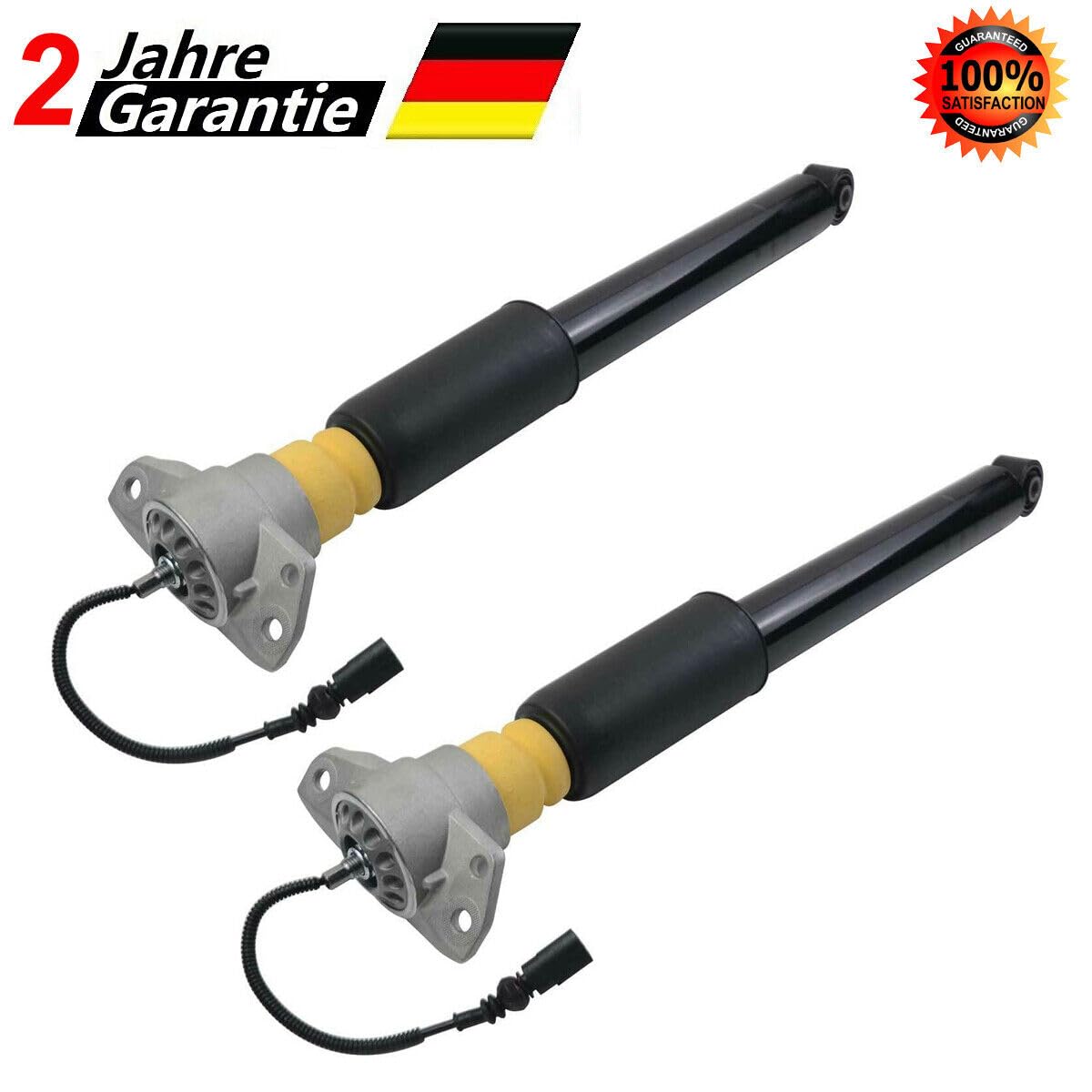 Huamengyuan 2X Luftfederbein Stoßdämpfer Hinten Für A6 C7 A7 4G S6 S7 Sportback Quattro 0616031AC Fahrrad Stoßdämpfer Mountainbike Dämpfer Stahlfeder Dämpfer für Mountainbike Elektrofahrrad von Huamengyuan