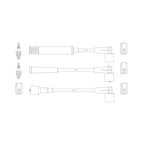 HÜCO 134226 Zündkabelsatz für Opel von Hüco