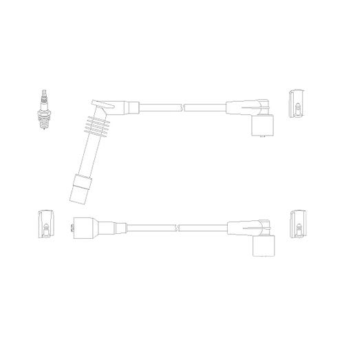 HÜCO 134246 Zündkabelsatz für Opel von Hüco