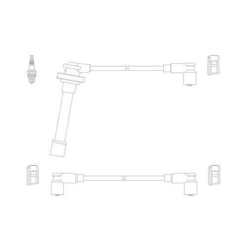 HÜCO 134522 Zündkabelsatz für Nissan von Hüco