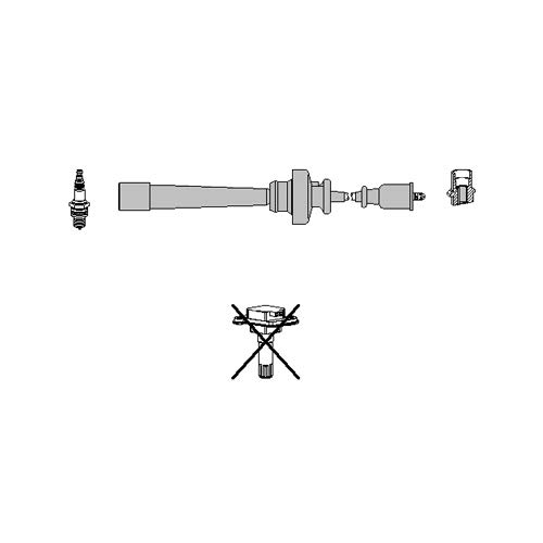 HÜCO 134613 Zündkabelsatz für Mitsubishi von Hüco