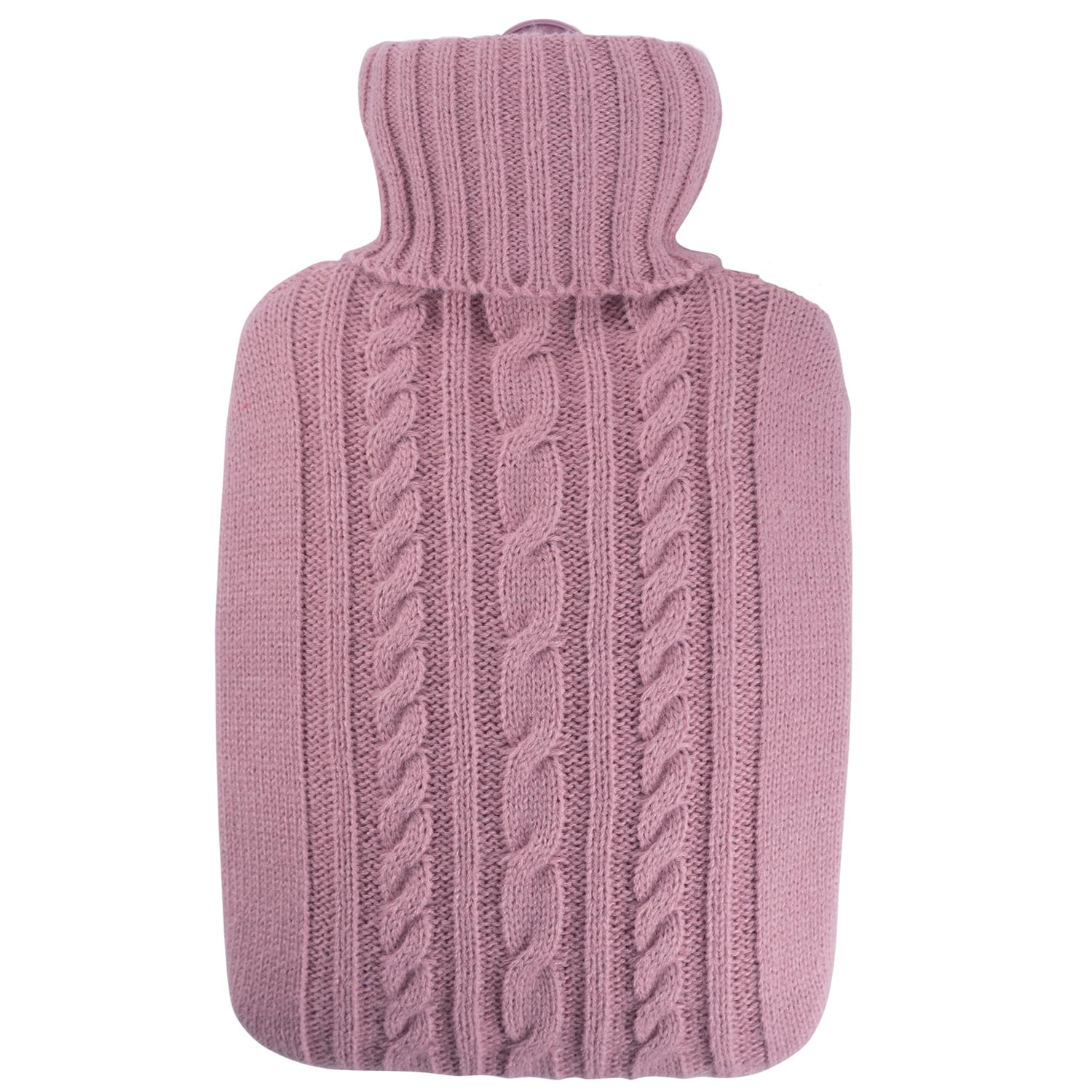 Hugo Frosch Wärmflasche Klassik 1,8 l mit Strickbezug Pink von Hugo Frosch