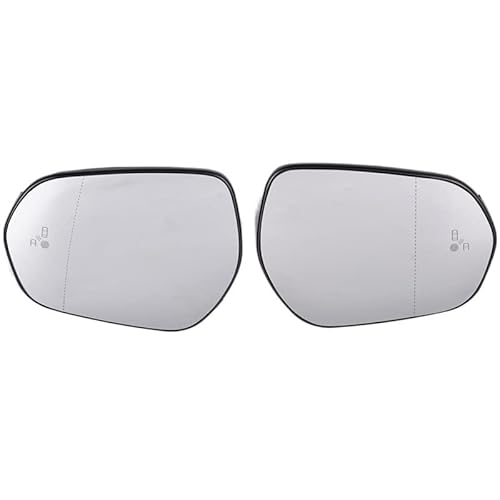 1/2 stücke Auto Beheiztes Weitwinkelspiegelglas for FIESTA MK8 2017 18 19 20(Left and right) von Huhpa