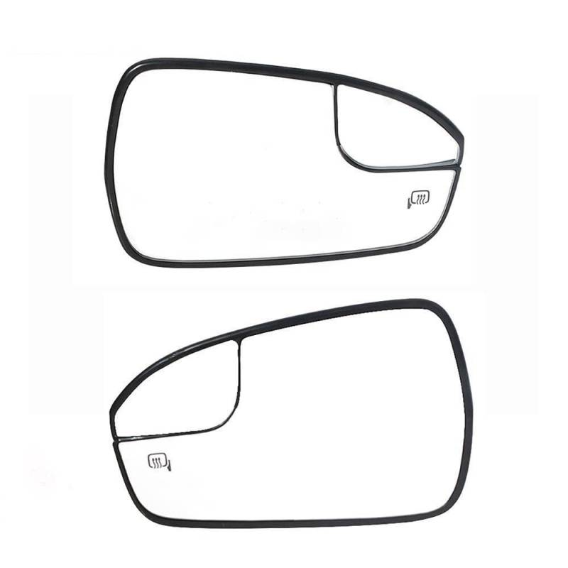 1 STÜCK Ersatz for Ford Fusion 2013-2020 Auto Seite Beheizte Spiegelglas Rückspiegel Objektiv Links/Rechts DS7Z17K707B DS7Z17K707F(Left Side) von Huhpa