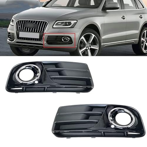 Huhpa Links rechts Auto vordere Stoßfänger Nebel Licht Nebel Lampe Grillabdeckung for Audi Q5 2013 2014 2015 2016 2017 8R0807681 8R0807682 Auto-Styling(Left and Right) von Huhpa