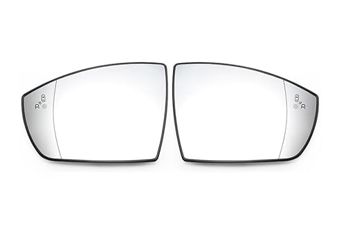 Spiegelglas for Ford Kuga Autozubehör Außenspiegel Reflektierende Linse Rückspiegellinsen Glas mit Heizung Blind Spot 1PCS(2PCS left and right) von Huhpa