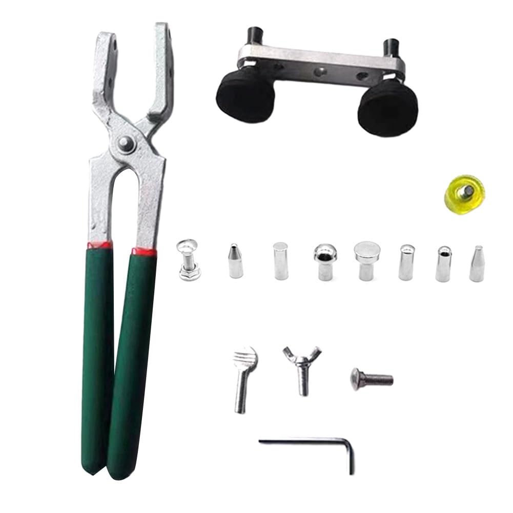 Huhudyy 1Set Auto-Dellen-Reparatur-Crimpzange, Autoabdeckung, Türkanten-Clip-Werkzeug, Metall für Maschine von Huhudyy