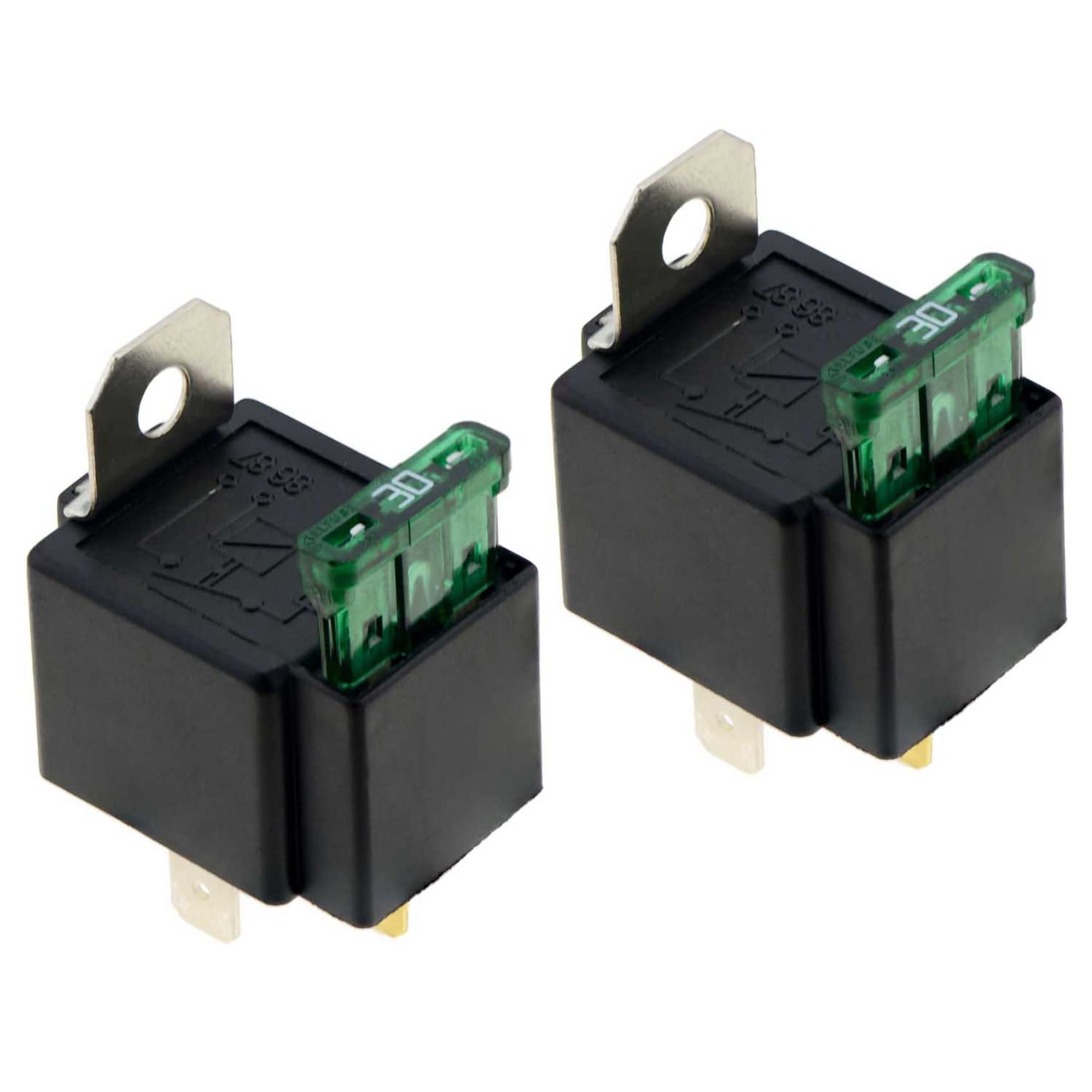 Huhudyy 2X 4 Pin DC12V 30A Schmelze Trennen/Aus Automotive Schmelzrelais mit Sicherung von Huhudyy