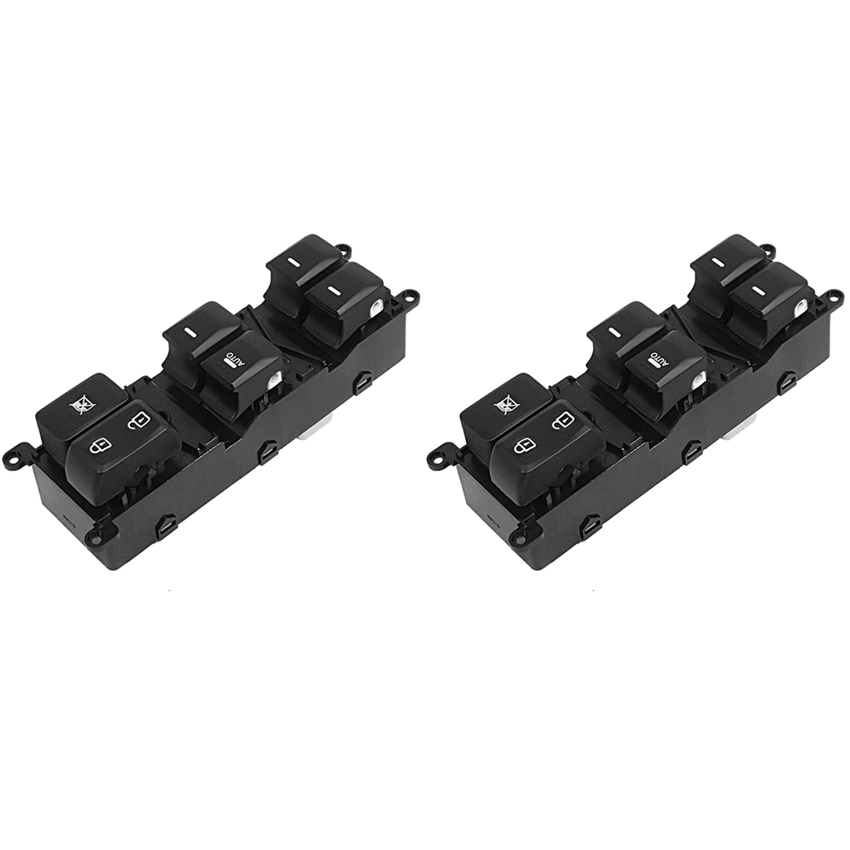 Huhudyy 2X Auto Vorne Links Antriebs Seite Fenster Heber Knopf für () 2012-2015 93570-1W155 von Huhudyy