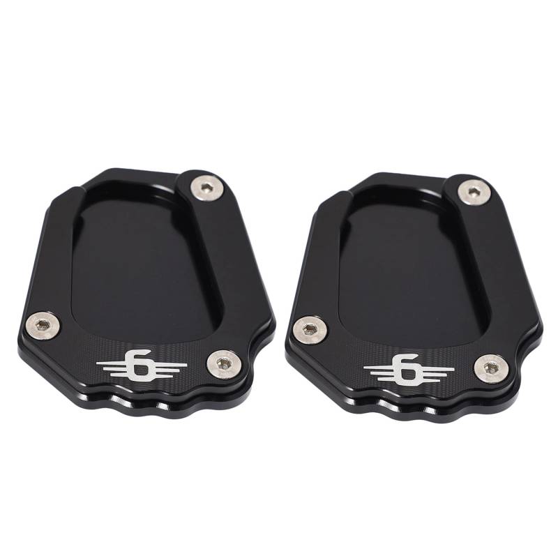 Huhudyy 2X Motorrad Kickstand Pad Seiten Ständer Vergrößerung Verlängerung für K1600Gt K1600Gtl 2017-2019 (Schwarz) von Huhudyy