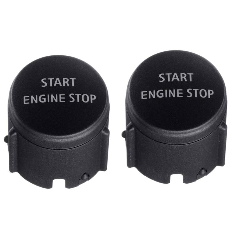 Huhudyy 2X Start Stopp Motor Schalter Druck Knopf Abdeckung für Sport Edition 10-16 4 10-13 Schwarz von Huhudyy