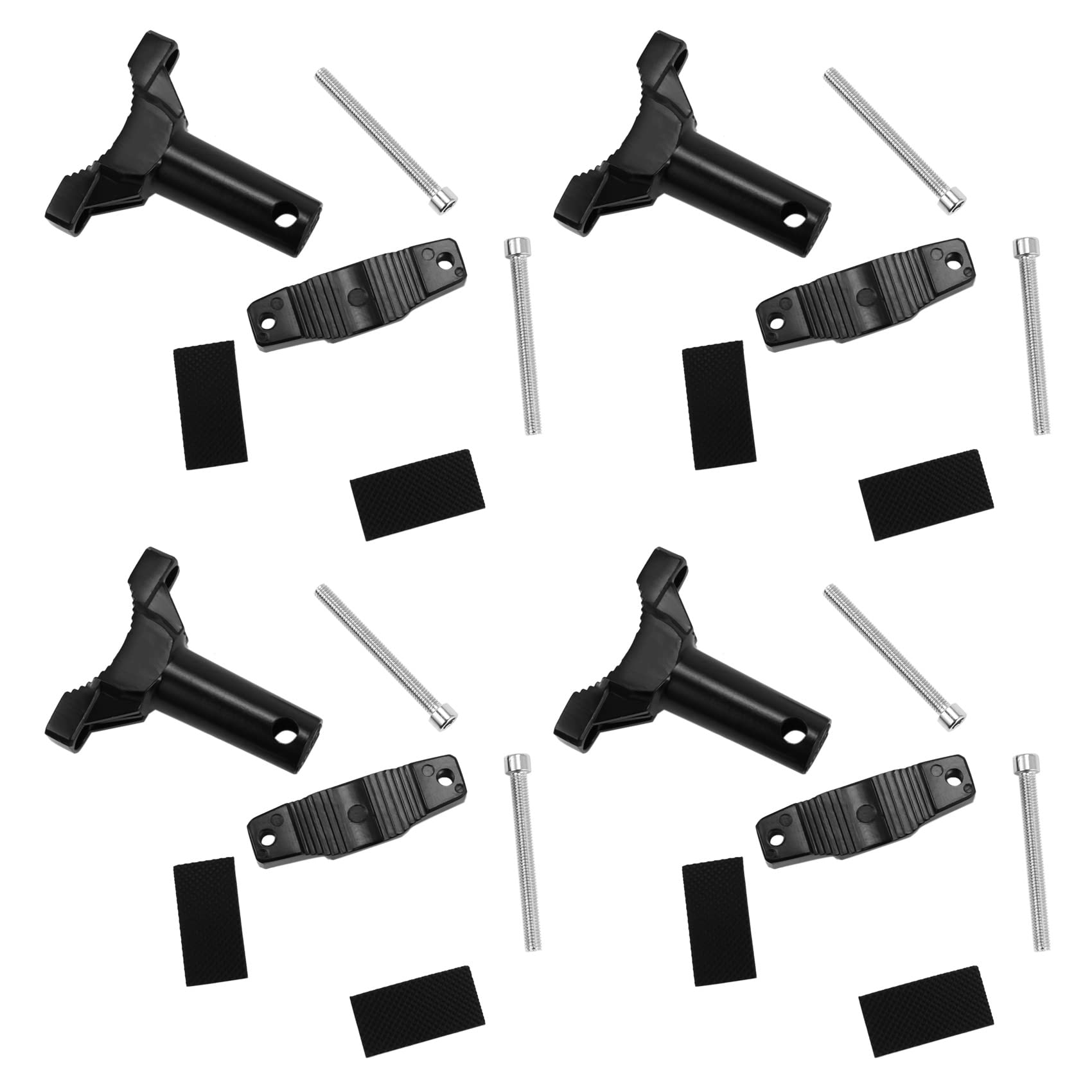 Huhudyy 4X Motorrad VerläNgerungs Stange Halterung Motorrad Offroad Spotlight Halterung Feste Lampen Fassung von Huhudyy