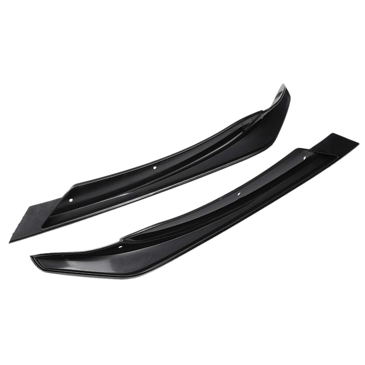 Huhudyy Front Lower Bumper Side Splitter Spoiler Canard für W176 A- A180 A200 A220 A250 A45 2016-2018 von Huhudyy