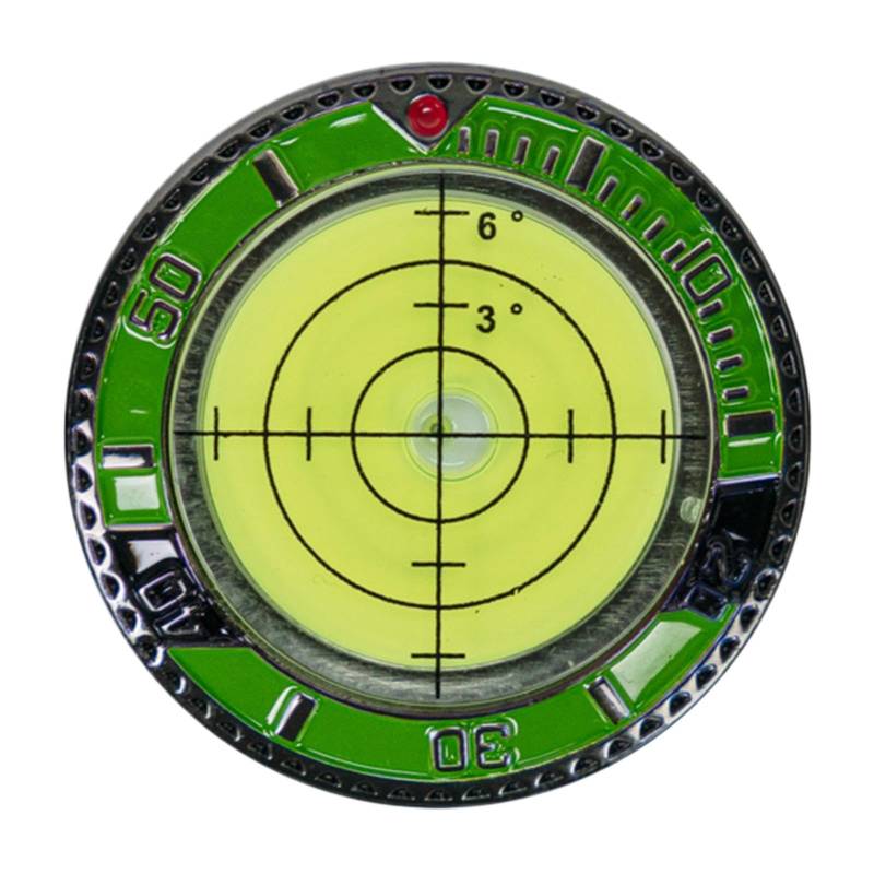 HunicandIU Ballmarker, Golf Green Reader,Doppelseitige Ballmarker-Lesehilfe - Professionelles tragbares Golf-Trainingsgerät für den Einsatz auf Fußballplätzen und Basketballplätzen von HunicandIU