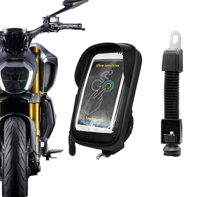 HunicandIU Handyhalter-Hülle zum Radfahren, Handyhalter-Tasche zum Radfahren | wasserdichte Touchscreen-Fahrrad-Frontrahmen-Handytasche - Fahrradzubehör, Reithandytasche für Radfahrer, Männer, von HunicandIU