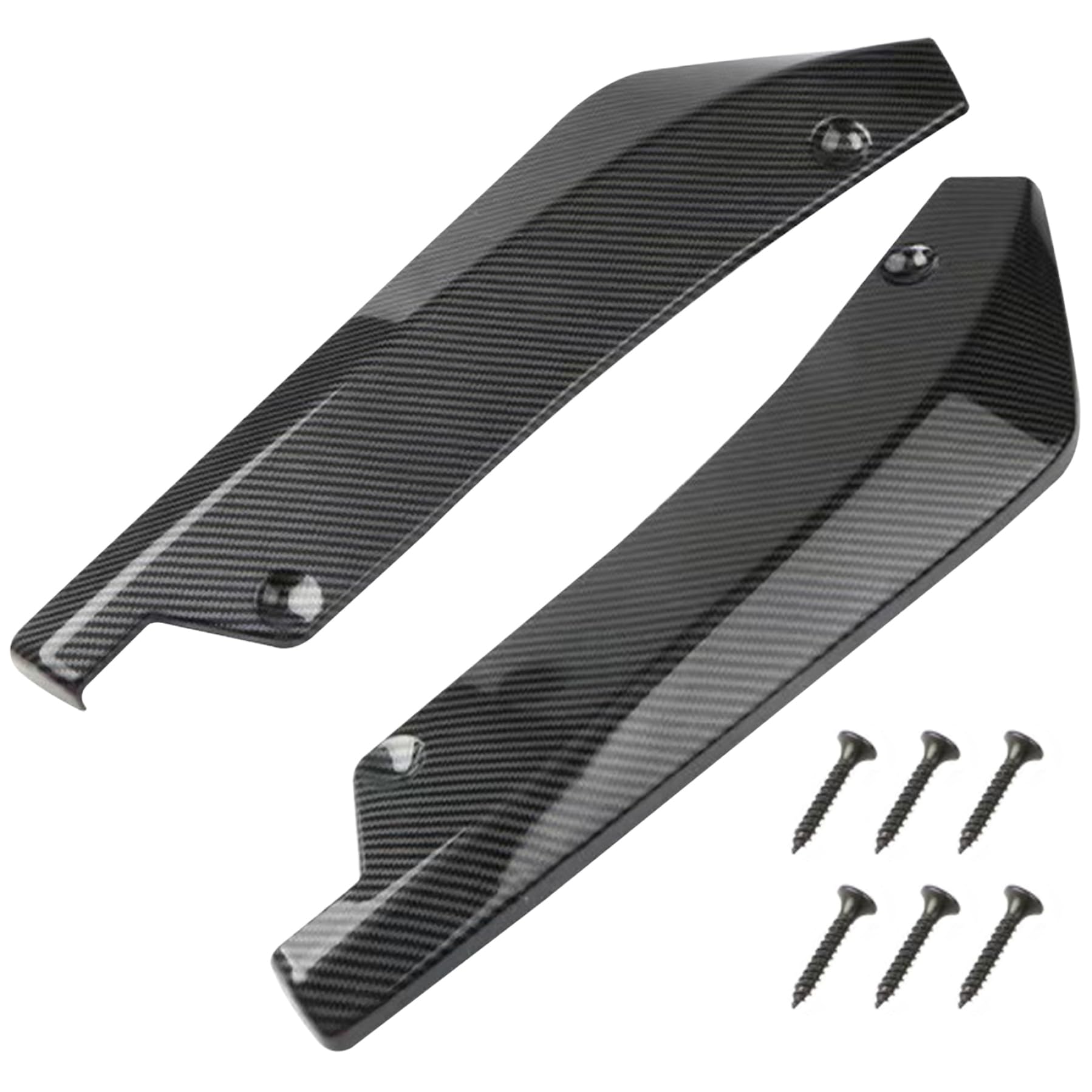 Spoiler für Autos Sporty Carbon Faserbeschichtung Kunststoff Heck Stoßfänger Diffusor einfache Installation Schutzuniverseller Spoiler für Limousine, Sportwagen und SUV von Huraoerrrr