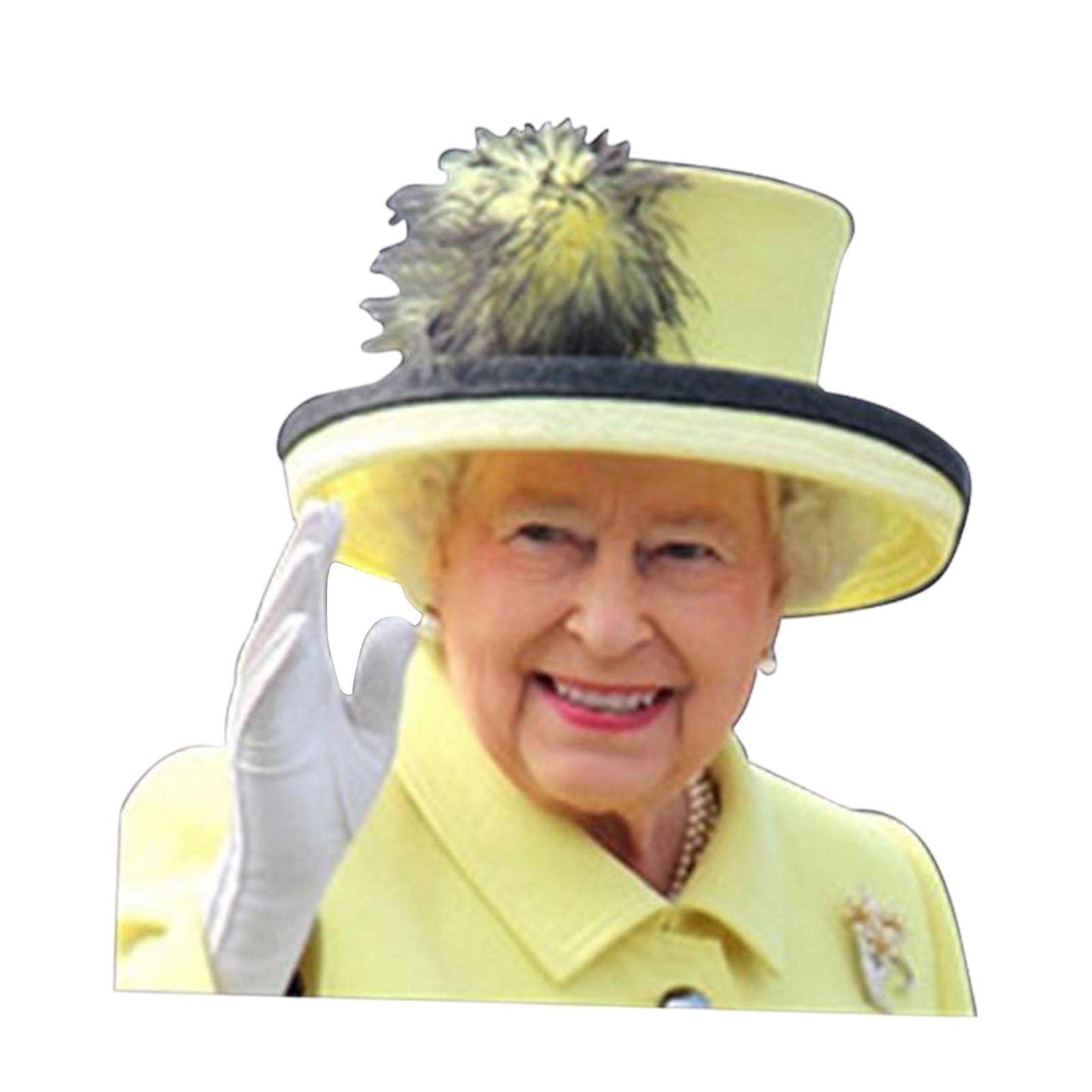 Königin Elizabeth Aufkleber | Queen Autofenster Aufkleber | Lustige Auto Fensterfolie | wasserdichte Königin Von England Autoaufkleber - Personalisierte Autoaufkleber Dekoration von Husoiuy