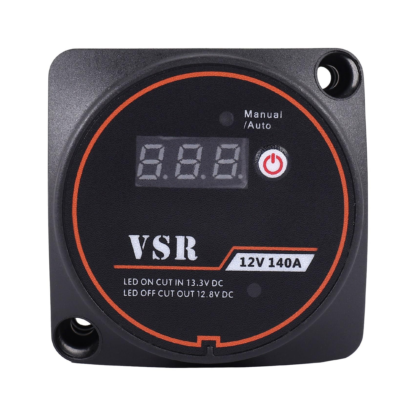 Huudngeje Strom Spannung Empfindliches Spaltung Aufladen Relais Digitaler Bildschirm VSR 12V 140A für Auto RV Yacht Smart Batterie Isolator Ladung von Huudngeje