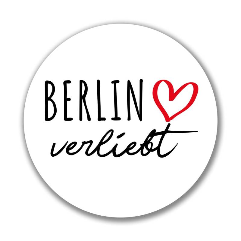 Huuraa Aufkleber Berlin verliebt Geschenk Sticker 10cm Berlin Geschenkidee von Huuraa