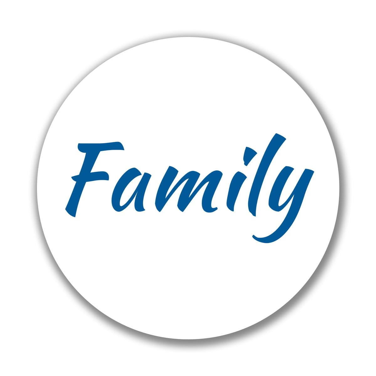 Huuraa Aufkleber Family Schriftzug Sticker 10cm mit Motiv für jeden Familienmensch Geschenk Idee für Freunde und Familie von Huuraa