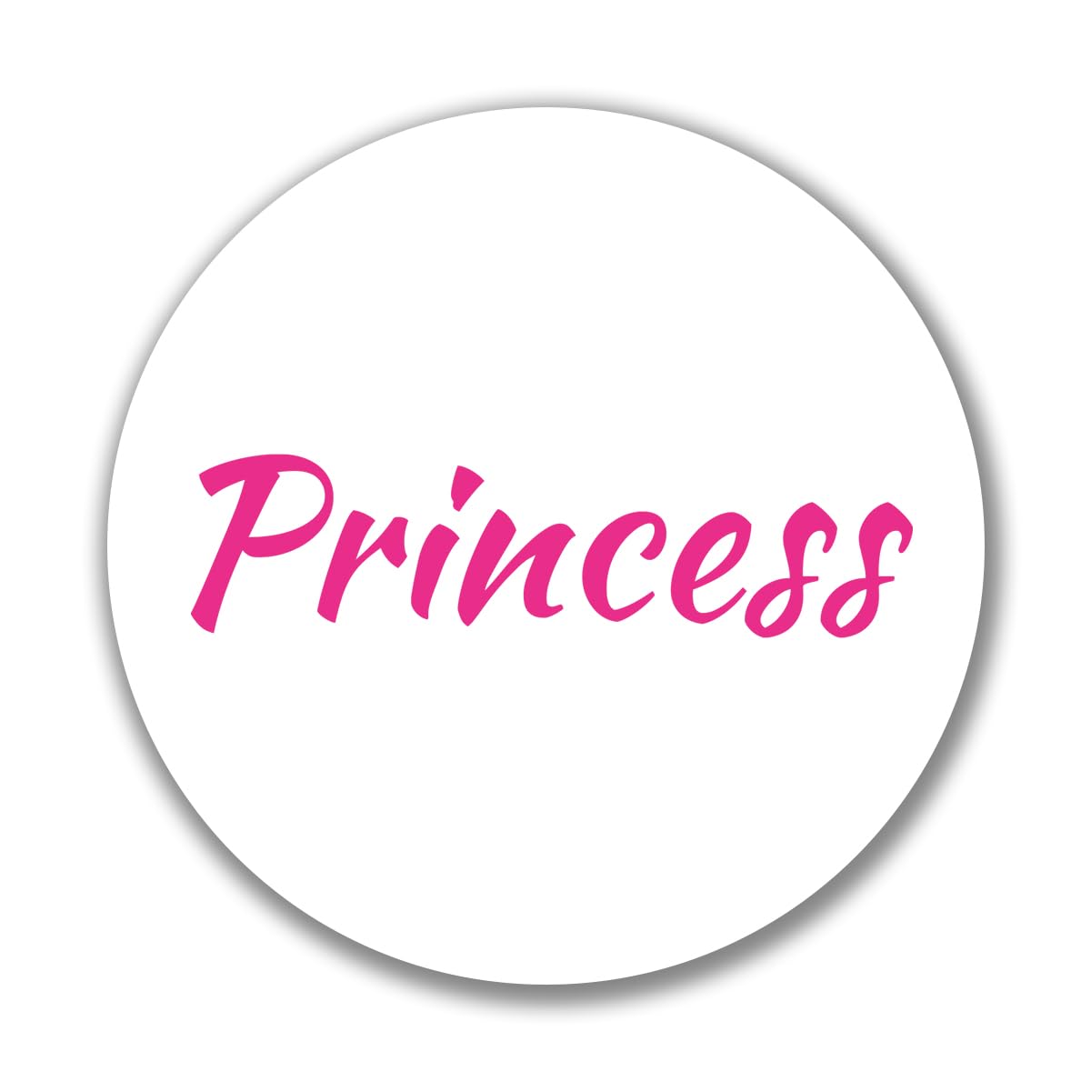 Huuraa Aufkleber Princess Schriftzug Sticker 10cm mit Motiv für Jede Prinzessin Geschenk Idee für Freunde und Familie von Huuraa