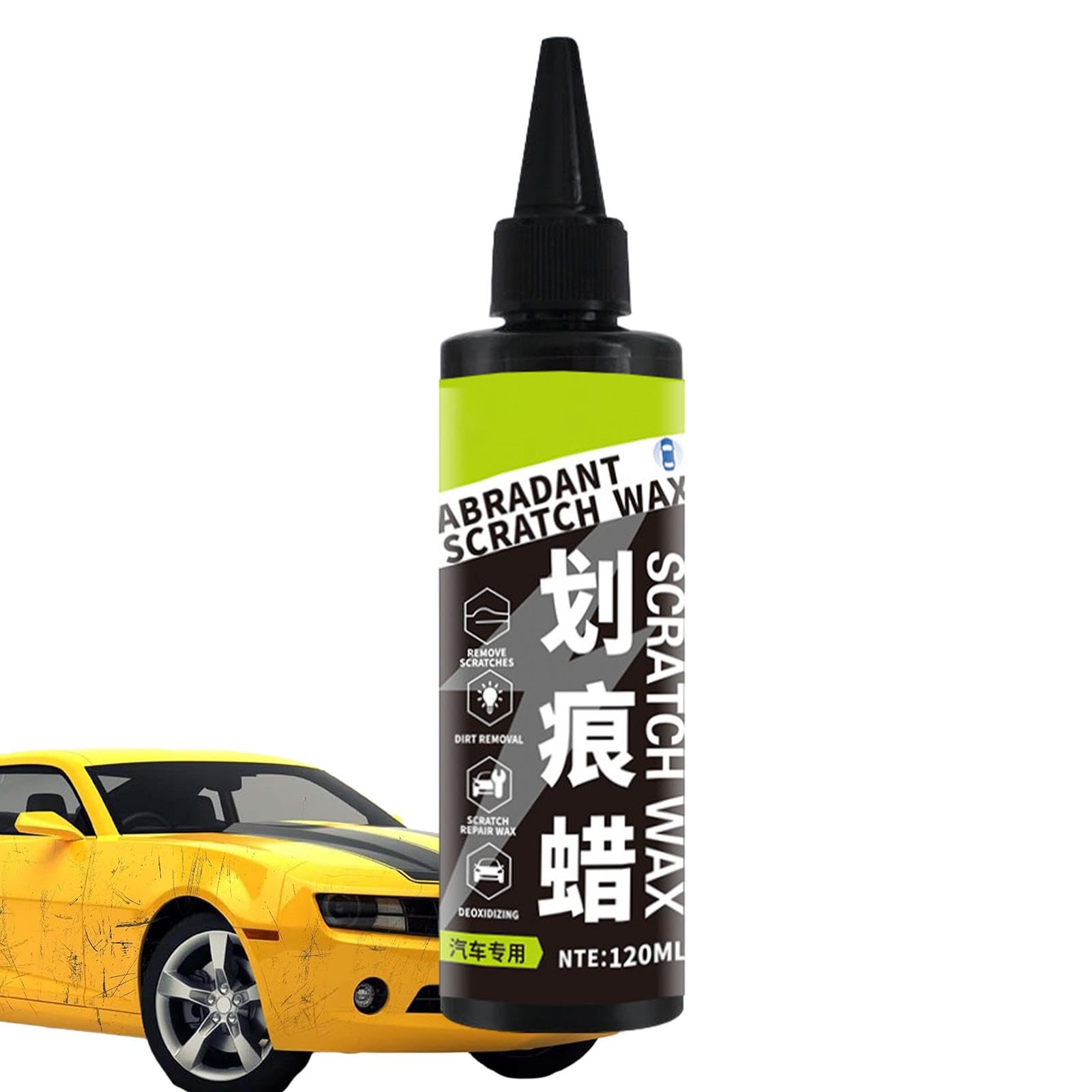 Huvqianu Car Scratch Repair Wax | Scratch Removal Wax | Car Paint Scratch Repair | Scratch Repair Wax for Cars, 120 ml Automotive Scratch Wax, Car Polishing Wax, Scratch Fixing Wax von Huvqianu