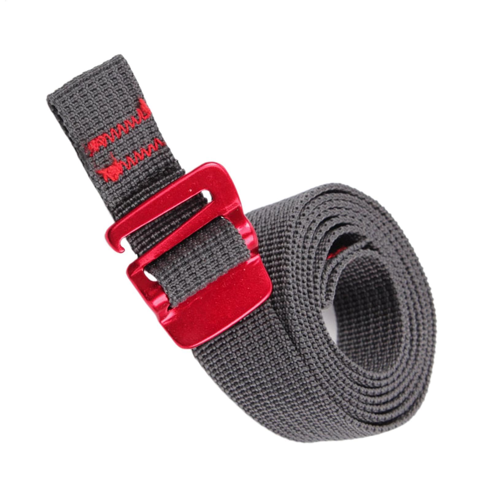 Huvqianu Strong Buckle Straps, Wide Buckle Straps, Fastening Belt Tie 59in, Clip Belt for Equipment, Fastening Catch Strap for Camping, Travel, Strength Up to 100-130kg, 1pc von Huvqianu