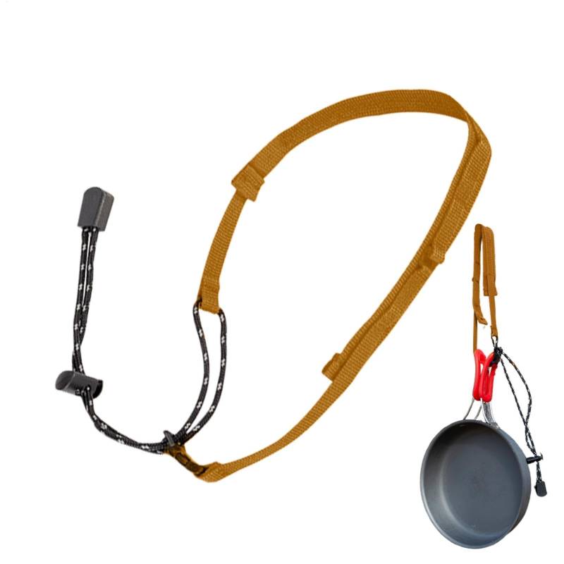 Wasserflaschengriff, tragbare Schultertrage, 67 cm, multifunktionales Outdoor-Getränkeband, perfekt für Spaziergänge, Wandern und Camping-Abenteuer von Huvqianu