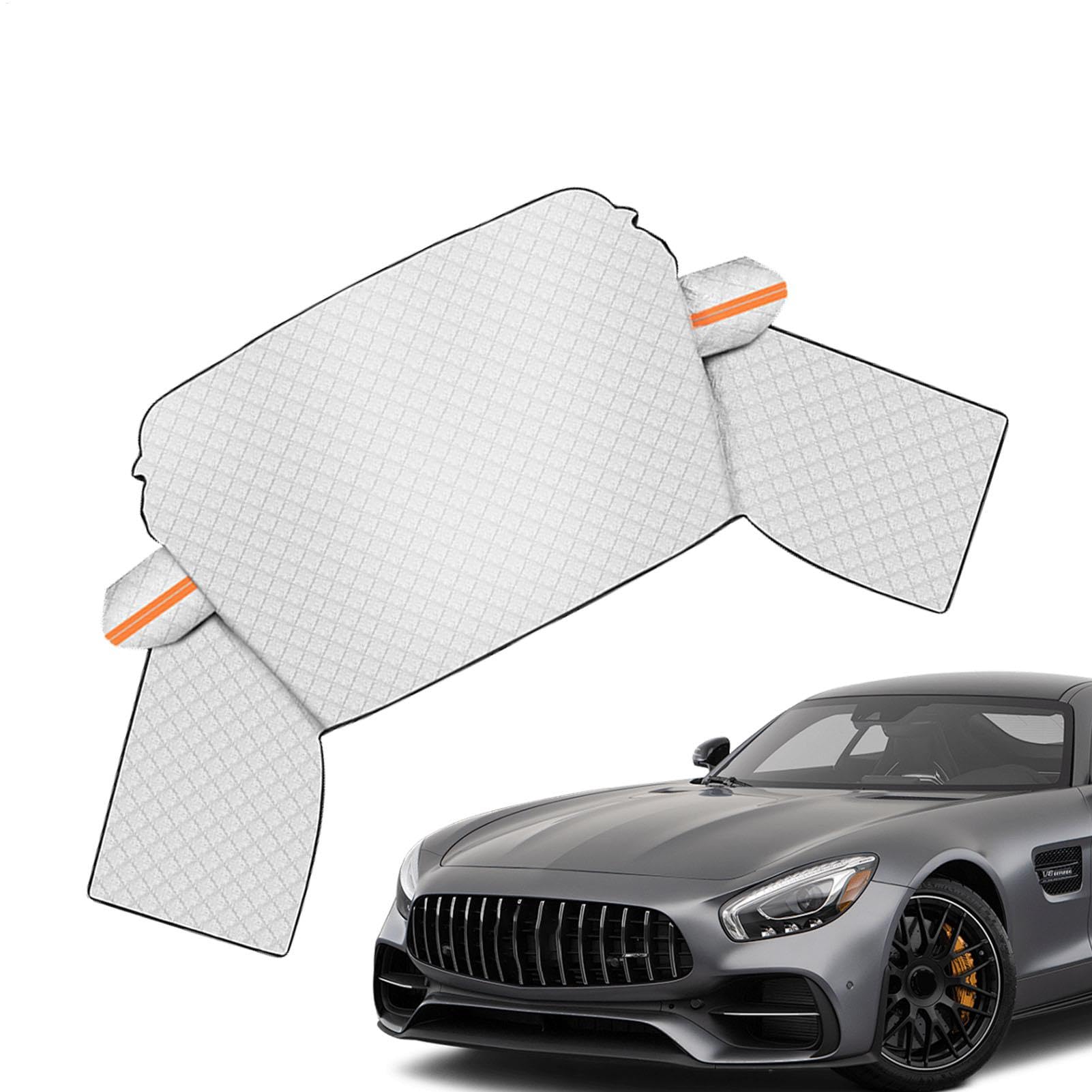 Windshield Cover for Ice and Snow, Aluminum Foil Car Windshield Protector, Front Window Sunshade 61.02in, Uv-Reflective, Medium to Large Size for Rv, Suvs von Huvqianu