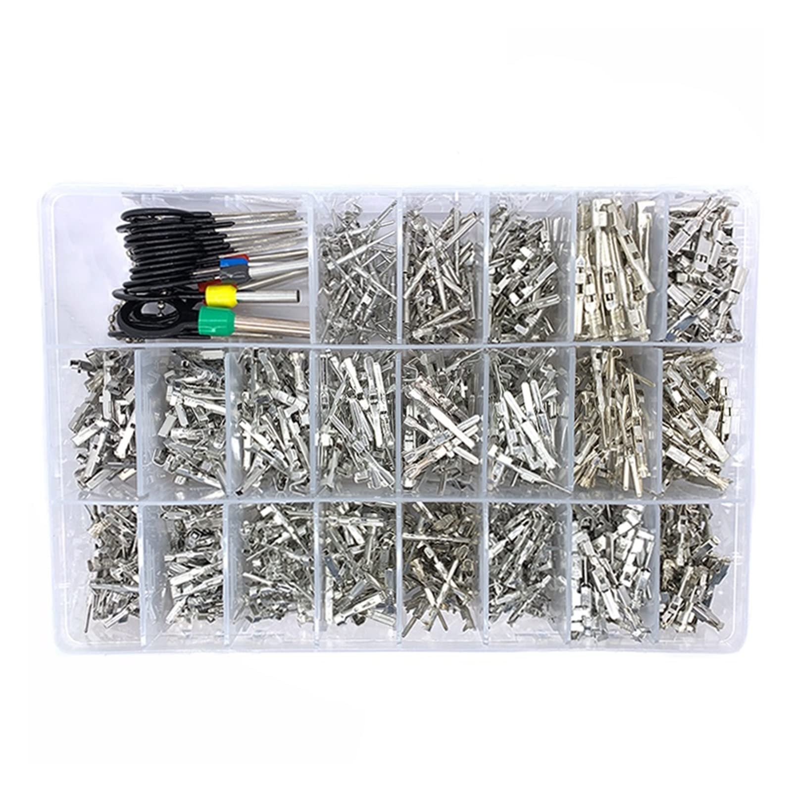 1050Pcs 1/1,5/1,8/2,2/2,8/3,5 MM Auto AMP Boschs Deutsch Crimpen draht Weiblich Männlich Terminal Box Mit Pin Removal Tool von Hwmsza