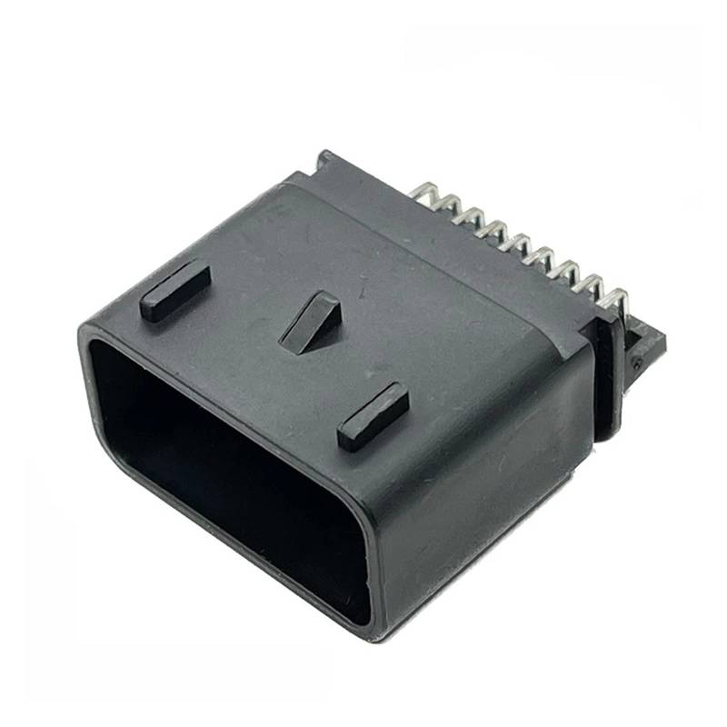 18P 2203663-6 ECU Auto Luftmassenmesser Stecker Kabelbaum Elektronischer Stecker ACC Cruise Kompatibel mit La~d R~ver F~rd 1488533-6 1488533-5(18Pin Black Male) von Hwmsza