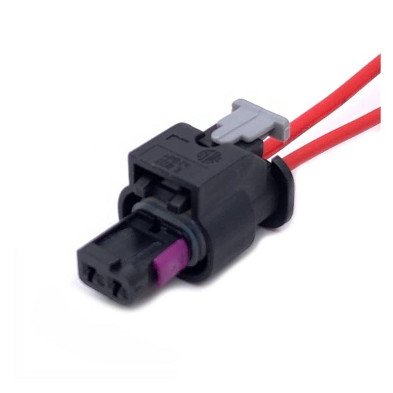 2 3 4 5 6 Pin Auto AMP Kraftstoffinjektor Iimpact Sensor Stecker Wasserdichter elektronischer Steckverbinder Kabelbaum DJ7033WA-1.2-21(2P Wire Harness) von Hwmsza