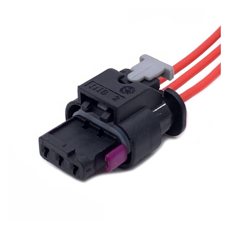 2 3 4 5 6 Pin Auto AMP Kraftstoffinjektor Iimpact Sensor Stecker Wasserdichter elektronischer Steckverbinder Kabelbaum DJ7033WA-1.2-21(3P Wire Harness) von Hwmsza