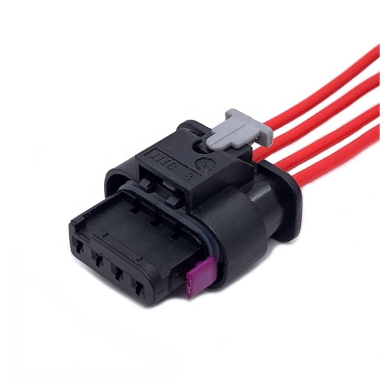 2 3 4 5 6 Pin Auto AMP Kraftstoffinjektor Iimpact Sensor Stecker Wasserdichter elektronischer Steckverbinder Kabelbaum DJ7033WA-1.2-21(4P Wire Harness) von Hwmsza