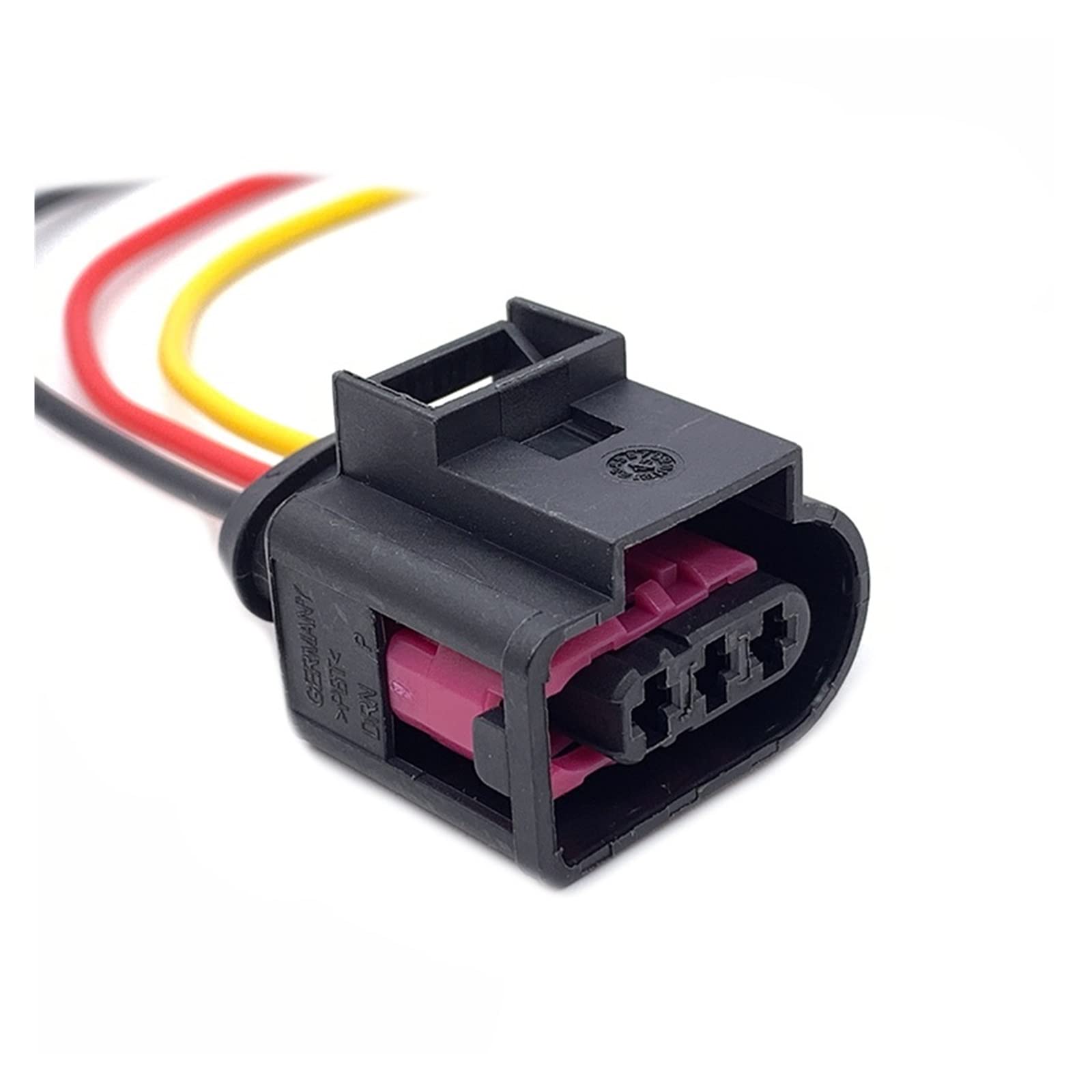 2 3 4Pin 3.5MM Automotive Zündspule Elektrische Buchse Kabelbaum Stecker mit Kabel Kompatibel mit A4 A6 Pas~at 4D0971992(3P Wire Harness) von Hwmsza