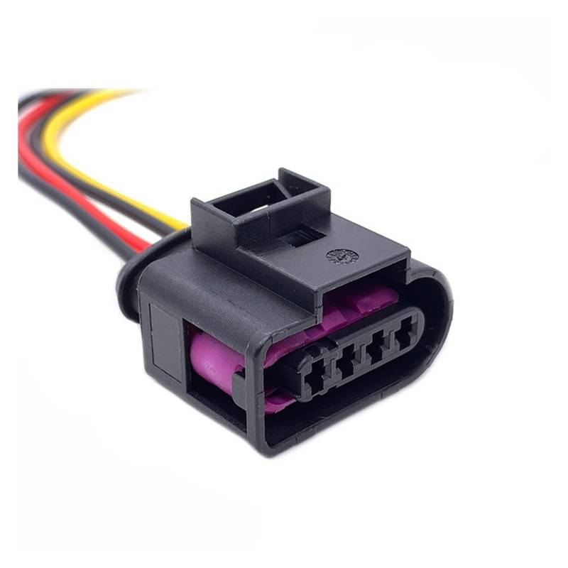 2 3 4Pin 3.5MM Automotive Zündspule Elektrische Buchse Kabelbaum Stecker mit Kabel Kompatibel mit A4 A6 Pas~at 4D0971992(4P Wire Harness) von Hwmsza