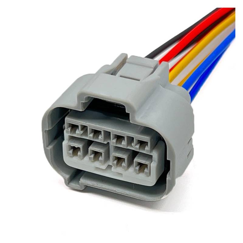 8 Pin Auto Rückfahrradar Montagestecker Kabelbaum PDC Elektronischer Stecker Kompatibel mit H~nda XRV CRV Toy~ta 7283–7080–40 7282–7080–40(8Pin Female) von Hwmsza