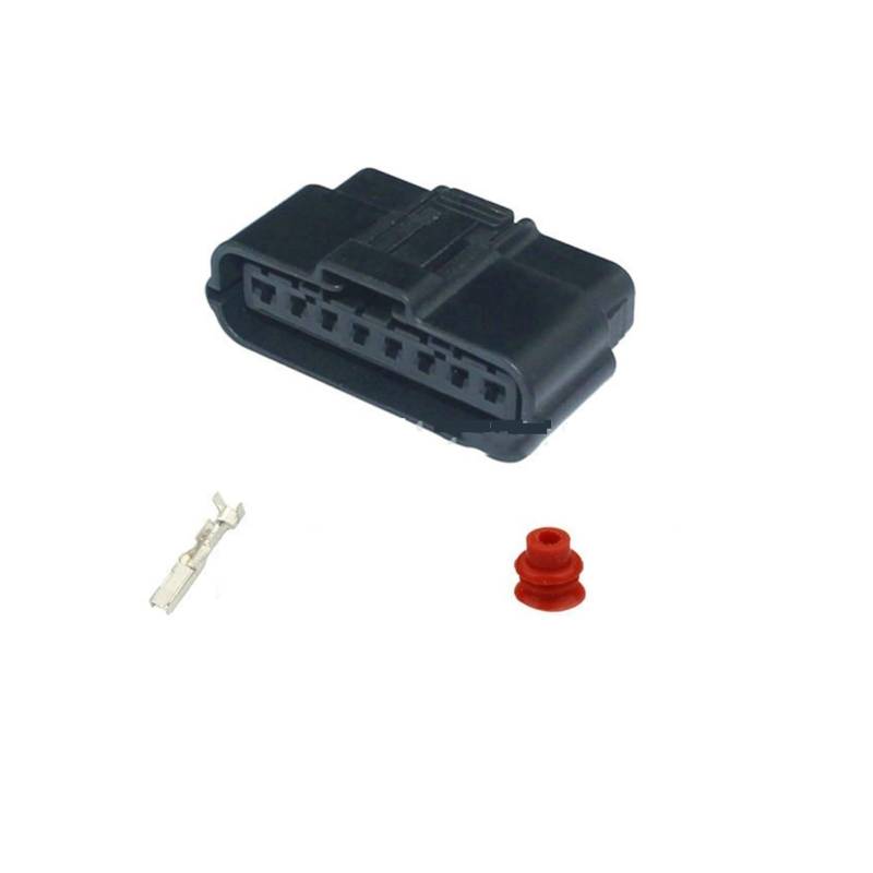 8 Pin wasserdicht elektrisch versiegelter Automobilanschluss 6195-0038 Sockel mit Stiften und Dichtungen(FEMAEL,1 SET) von Hwmsza