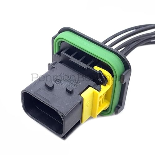 8Pin Tyco HDSCS Automotive Electronic Connector Kompatibel mit New Energy Vehicle Urea Plug Kabelbaum 0-1418438-1(8P Male) von Hwmsza