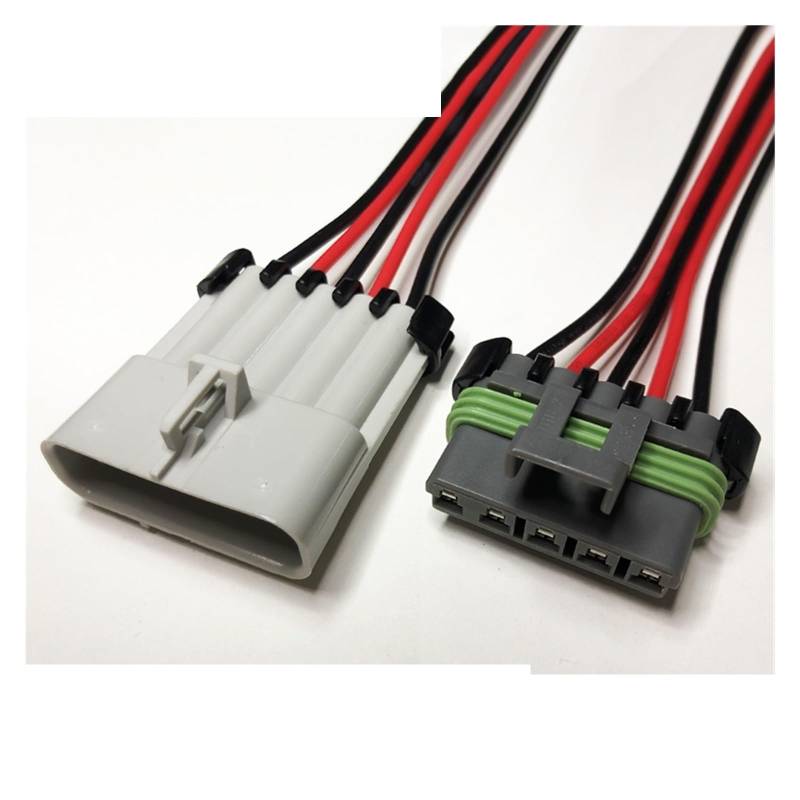 Dj7025w-2.8 Kfz-Lüfterkabelbaum Stecker 2p3p4p5p6p Gebläsesteuerung männlich und weiblich wasserdichte Buchse Kabellänge 15 cm(5p strip line,5sets) von Hwmsza