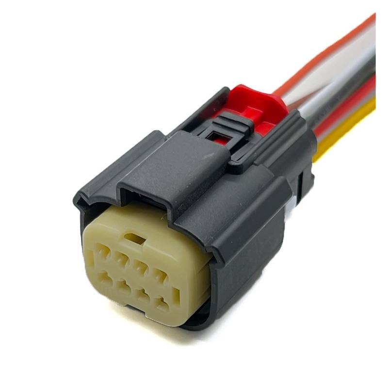 Molex 8-Pin Auto Elektrische Scheinwerfer Licht Steckdose Stecker Kabelbaum Motorstecker Kompatibel mit F~rd BUICK Che~rlet 33472-0801 33482-4801(8P Female,1 Set) von Hwmsza