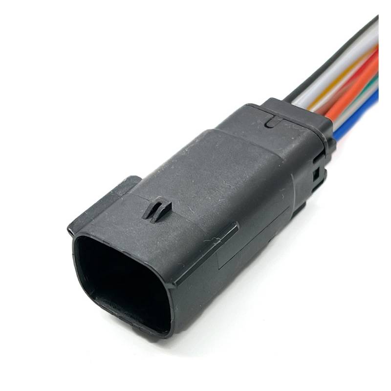 Molex 8-Pin Auto Elektrische Scheinwerfer Licht Steckdose Stecker Kabelbaum Motorstecker Kompatibel mit F~rd BUICK Che~rlet 33472-0801 33482-4801(8P Male,5Pcs) von Hwmsza