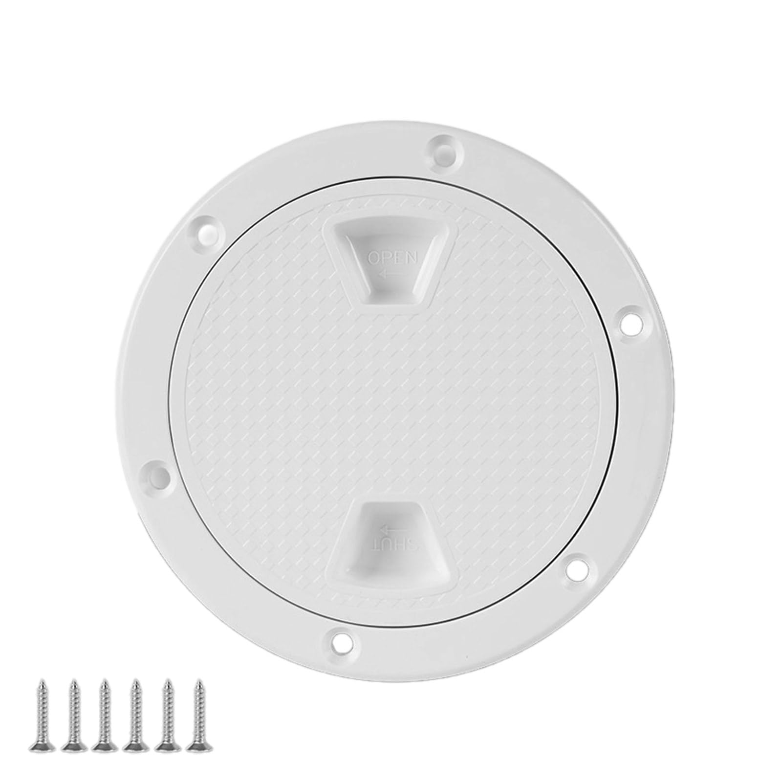 Hxyxbnhno Marine Grade ABS Inspektionsluken Abdeckung 4/6/8 Zoll, runder Zugang, einfache Installation, runde Bootsluken Abdeckung für Bootsdeck von Hxyxbnhno