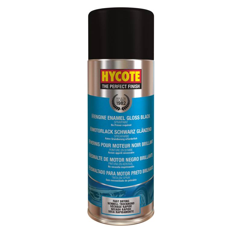 Hycote Black Engine Enamel , 400ml von Hycote