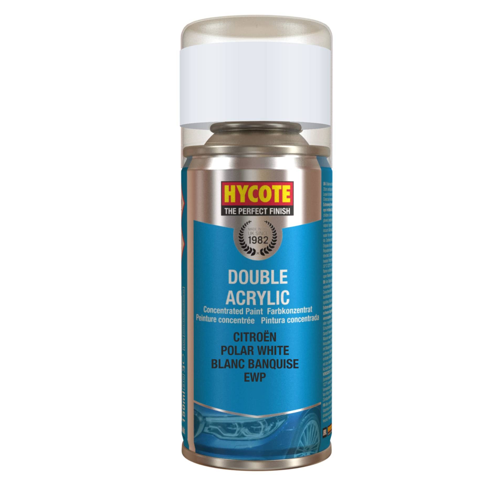 Hycote Citroen Polar White Touch Up Aerosol, 150ml von Hycote