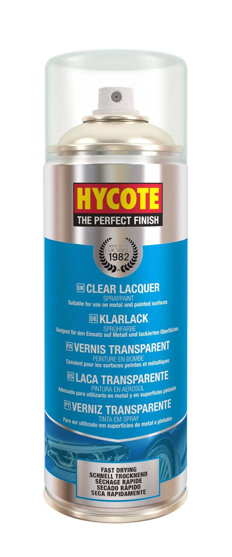 Hycote XUK0232 Clear Lacquer, 400ml Volumen von Hycote