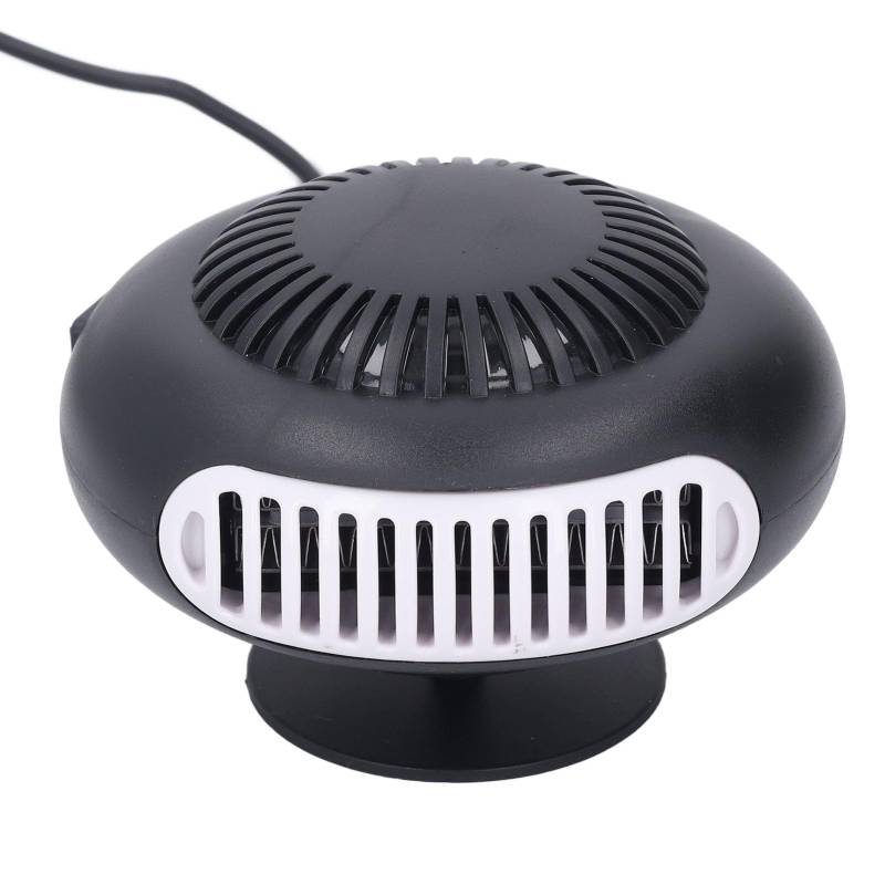 120 W Auto-Heizung, Tragbare Auto-Heizung, 360-Grad-Drehung, Tragbarer Windschutzscheiben-Entfroster, Ventilator, DC12 V, Plug-in-Zigarettenanzünder für Autos (schwarz) von Hyuduo