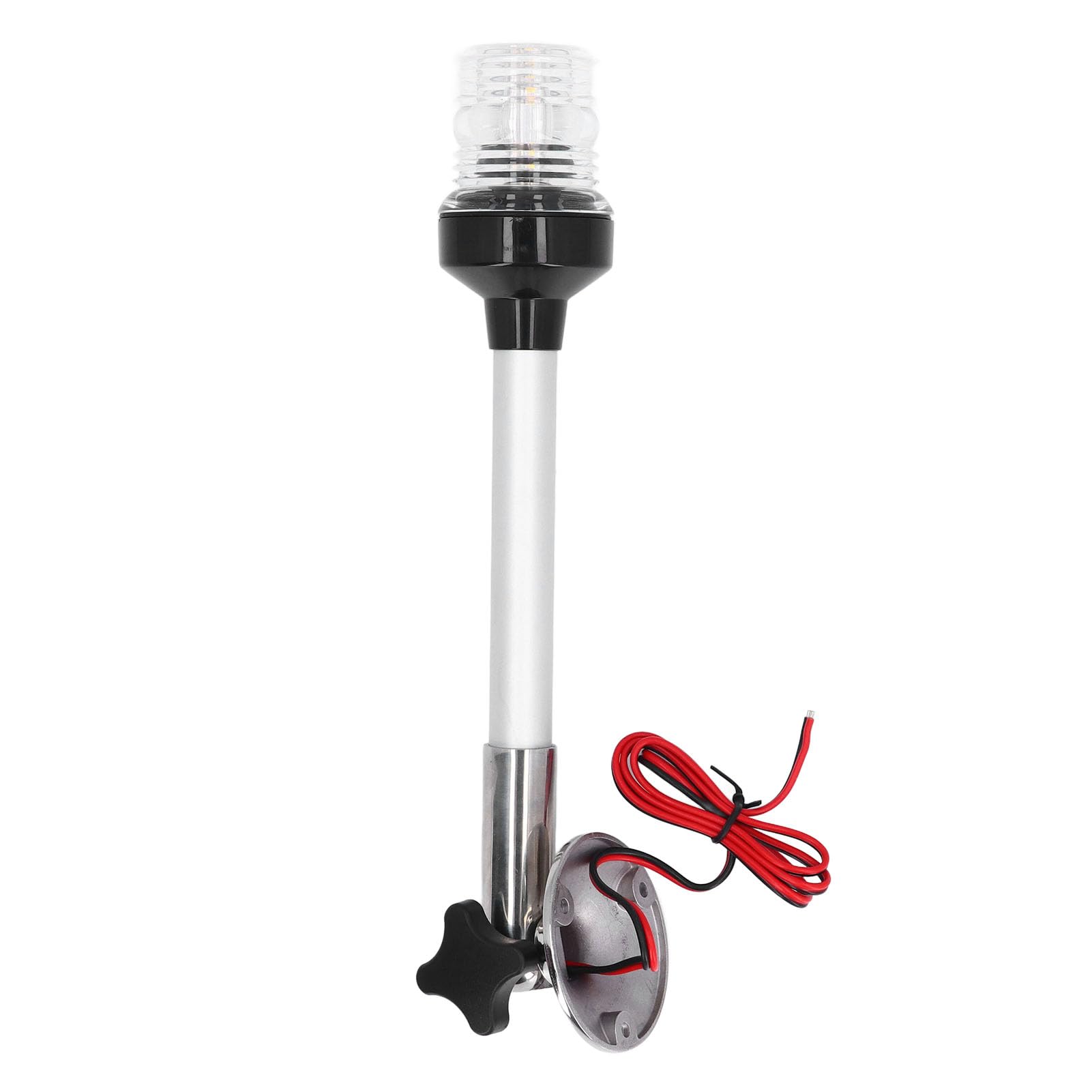 Hyuduo 12-Zoll-12-24-VDC-LED-Klappboot-Heckleuchte, IP66-Wasserbeständigkeit, 2-NM-Sichtbarkeit, für Ponton-Fischerboote mit Robuster, Marinetauglicher, Fortschrittlicher von Hyuduo