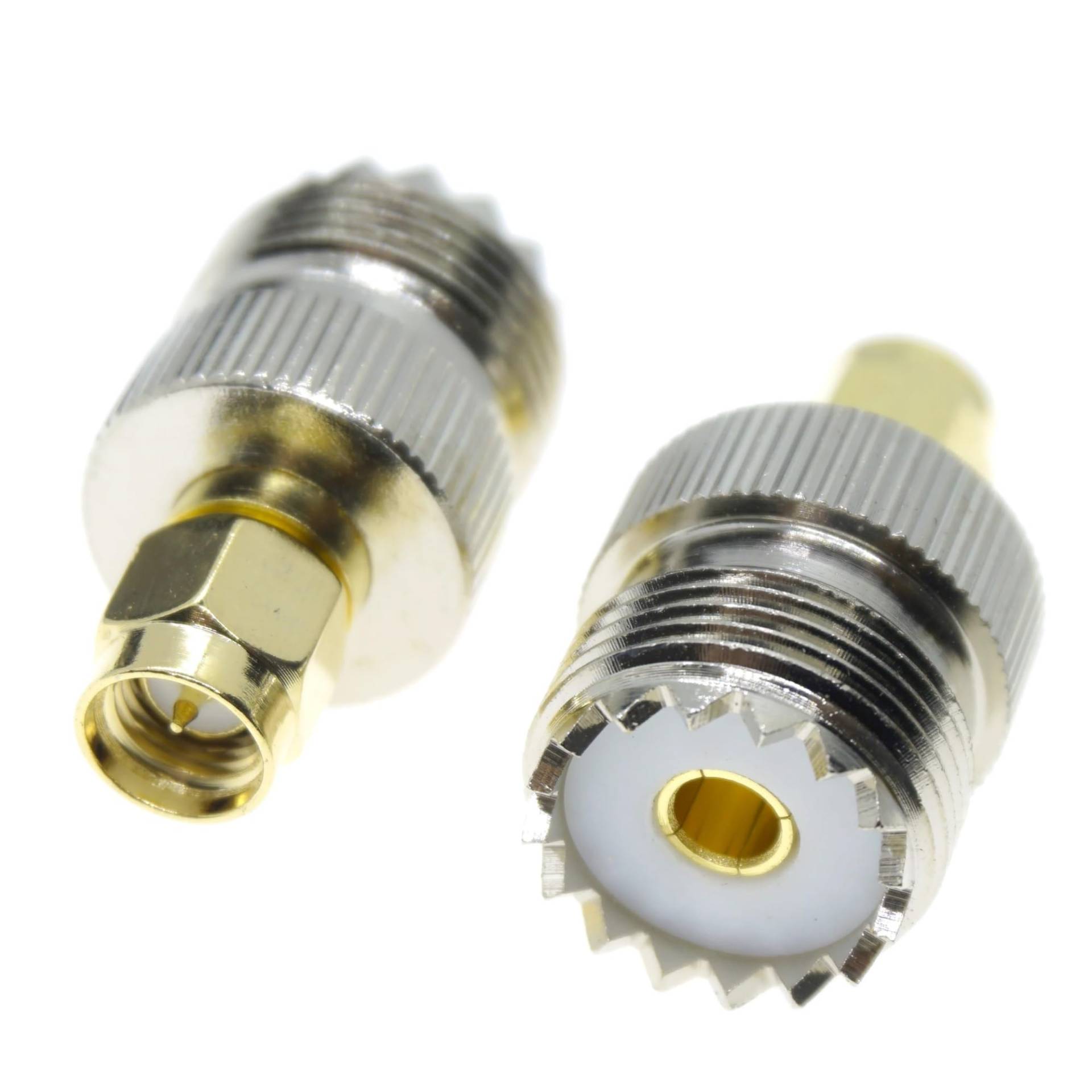 1 Stück Stecker auf SO-239 Buchse SO-239 SO 239 Stecker RF Koax-Stecker PL-259 Koaxialadapter von Hyuwdai